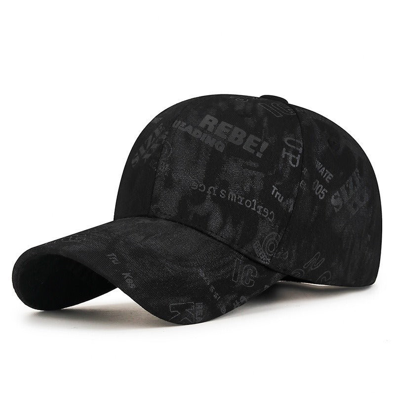 Graffiti Letter Print Adjustable Street Baseball Cap