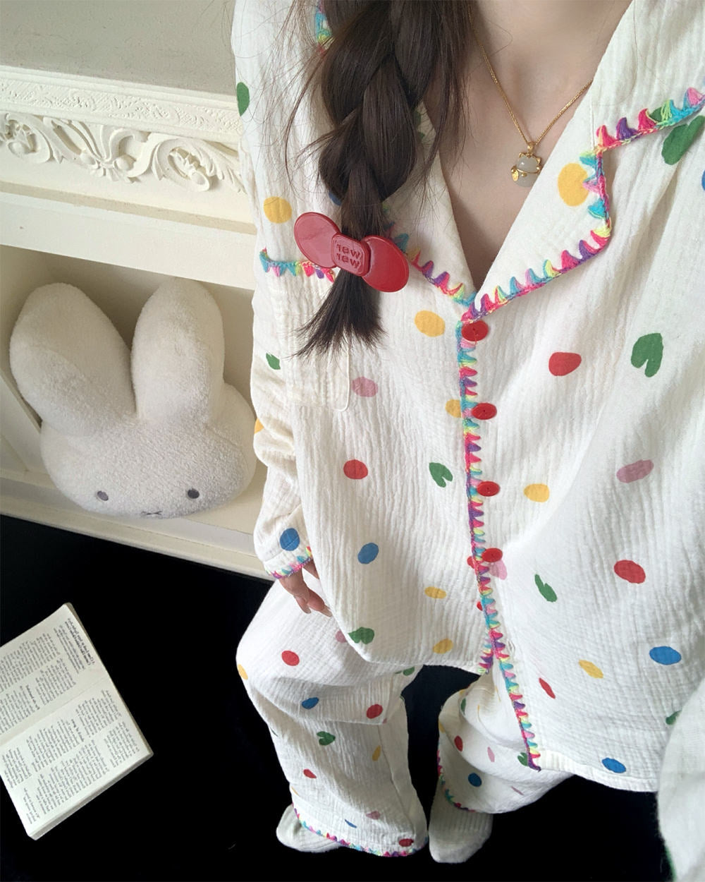 Indie Polka Dot Pajama Set