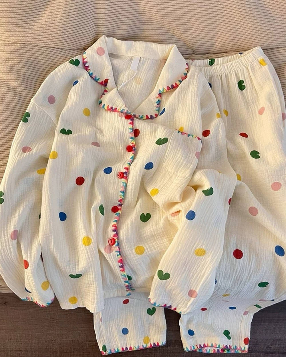 Indie Polka Dot Pajama Set