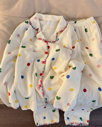 Indie Polka Dot Pajama Set