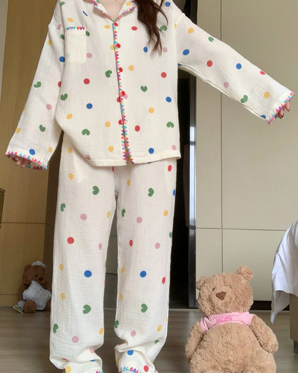 Indie Polka Dot Pajama Set