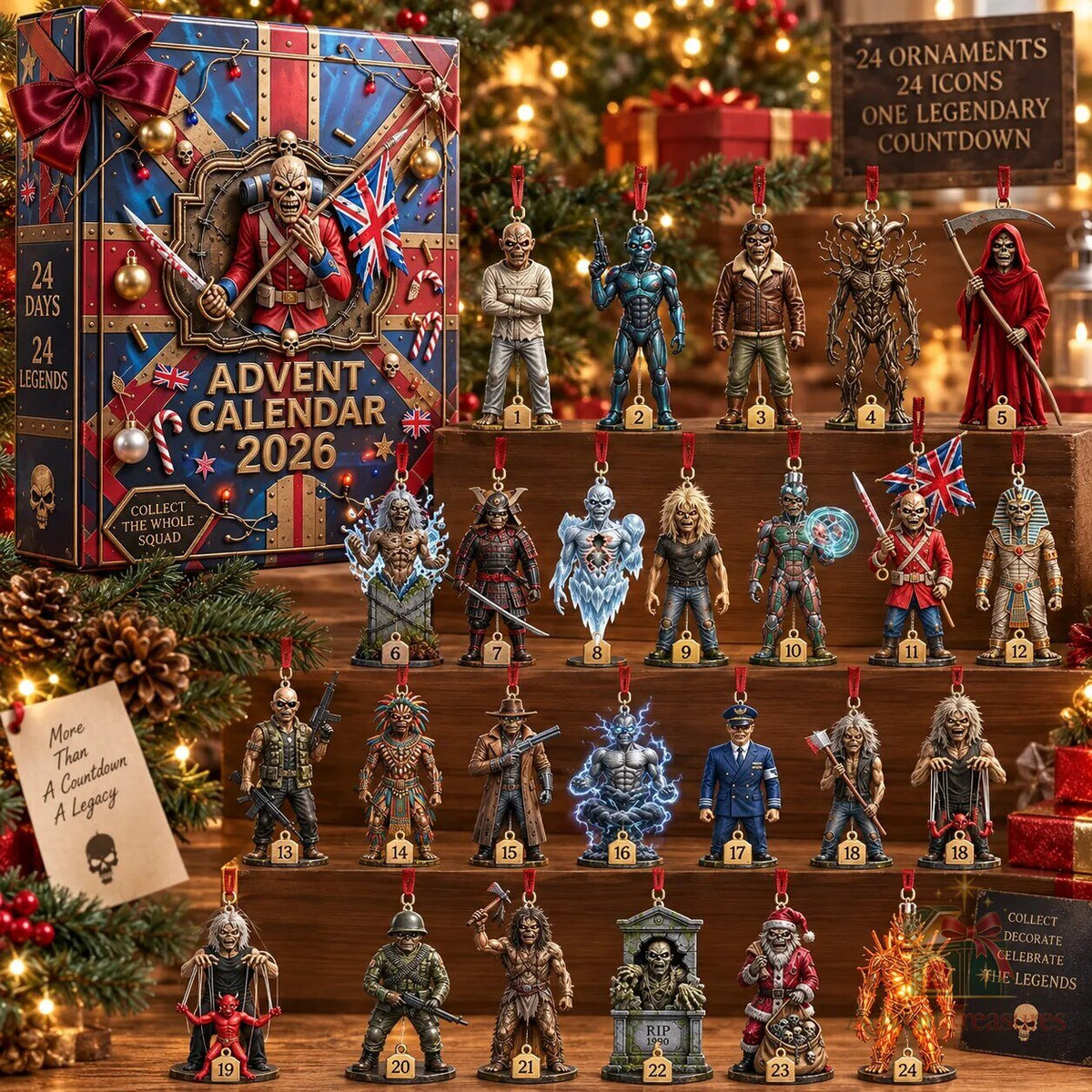 Iron Maiden Eddie 2026 Advent Calendar
