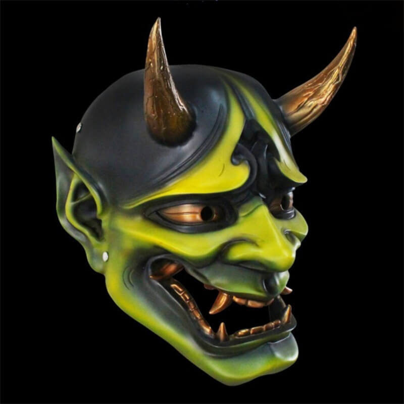 Japanese Hannya Oni Resin Cosplay Facemask