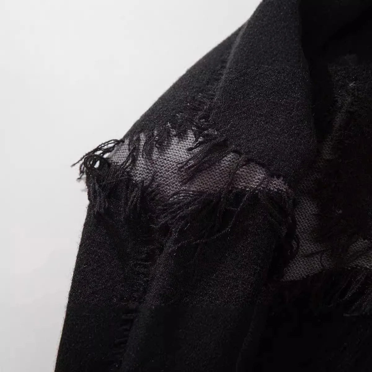 Distressed Skull Sweater