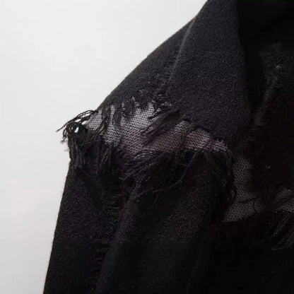 Distressed Skull Sweater