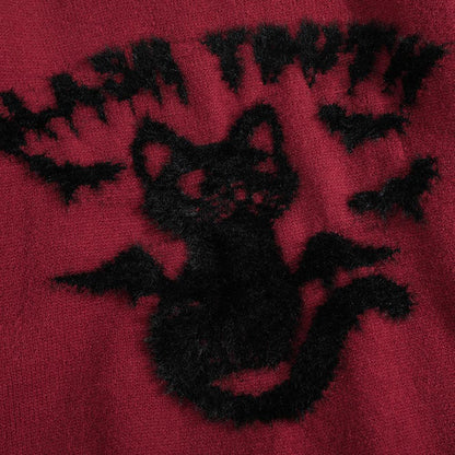 Y2K Slash Youth Cat Sweater