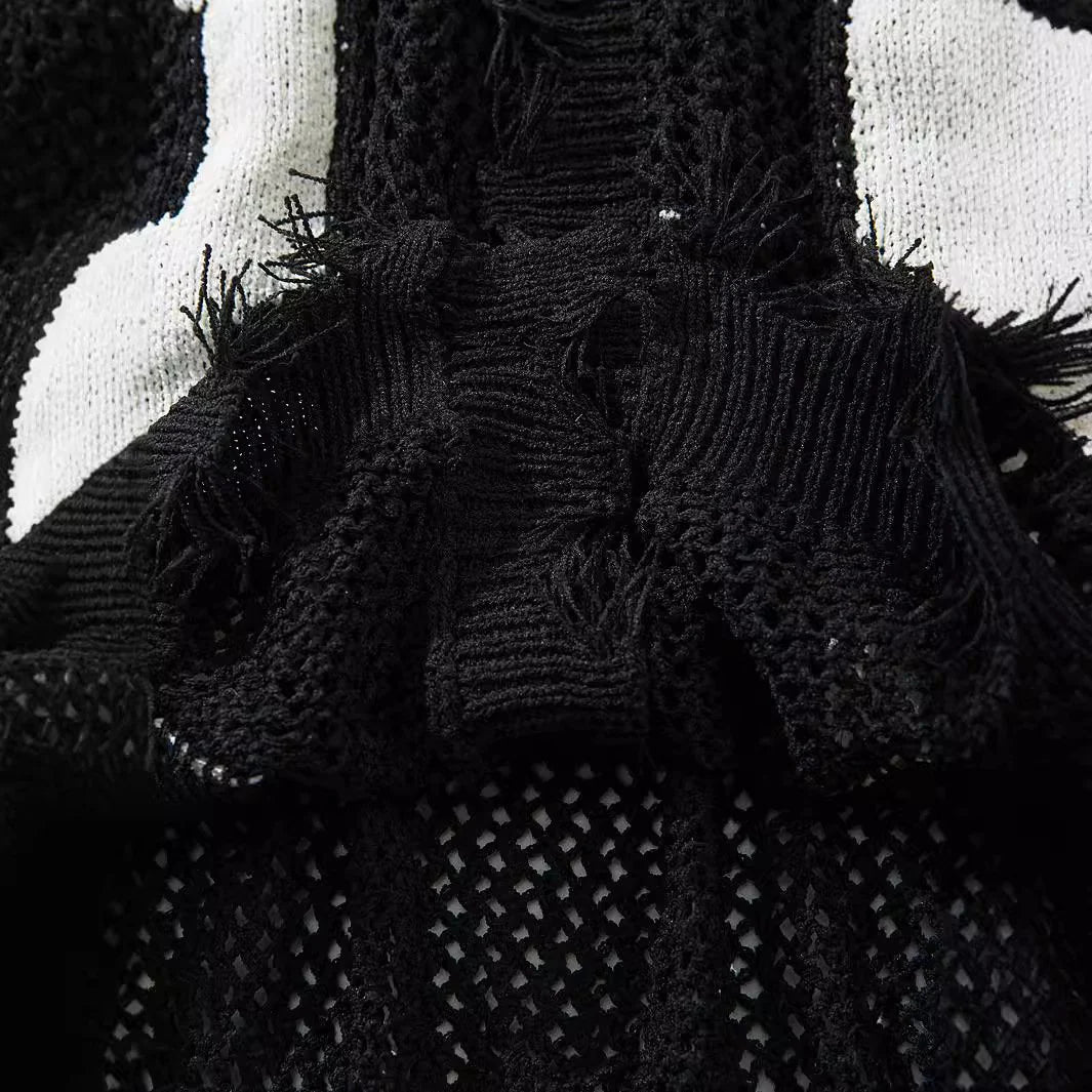 Retro Sports Mesh Jersey 89 Sweater