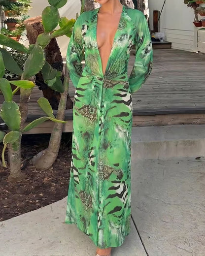 Jungle Muse Maxi Dress