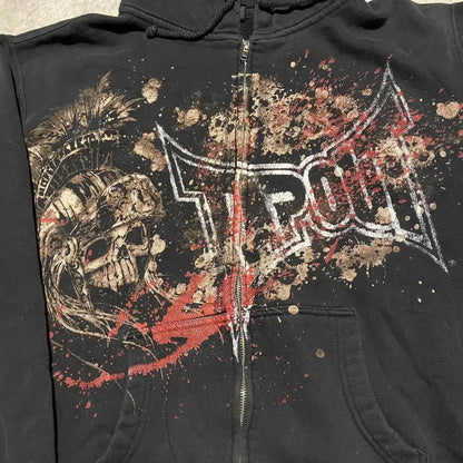 Letter Graphic Retro Hoodie