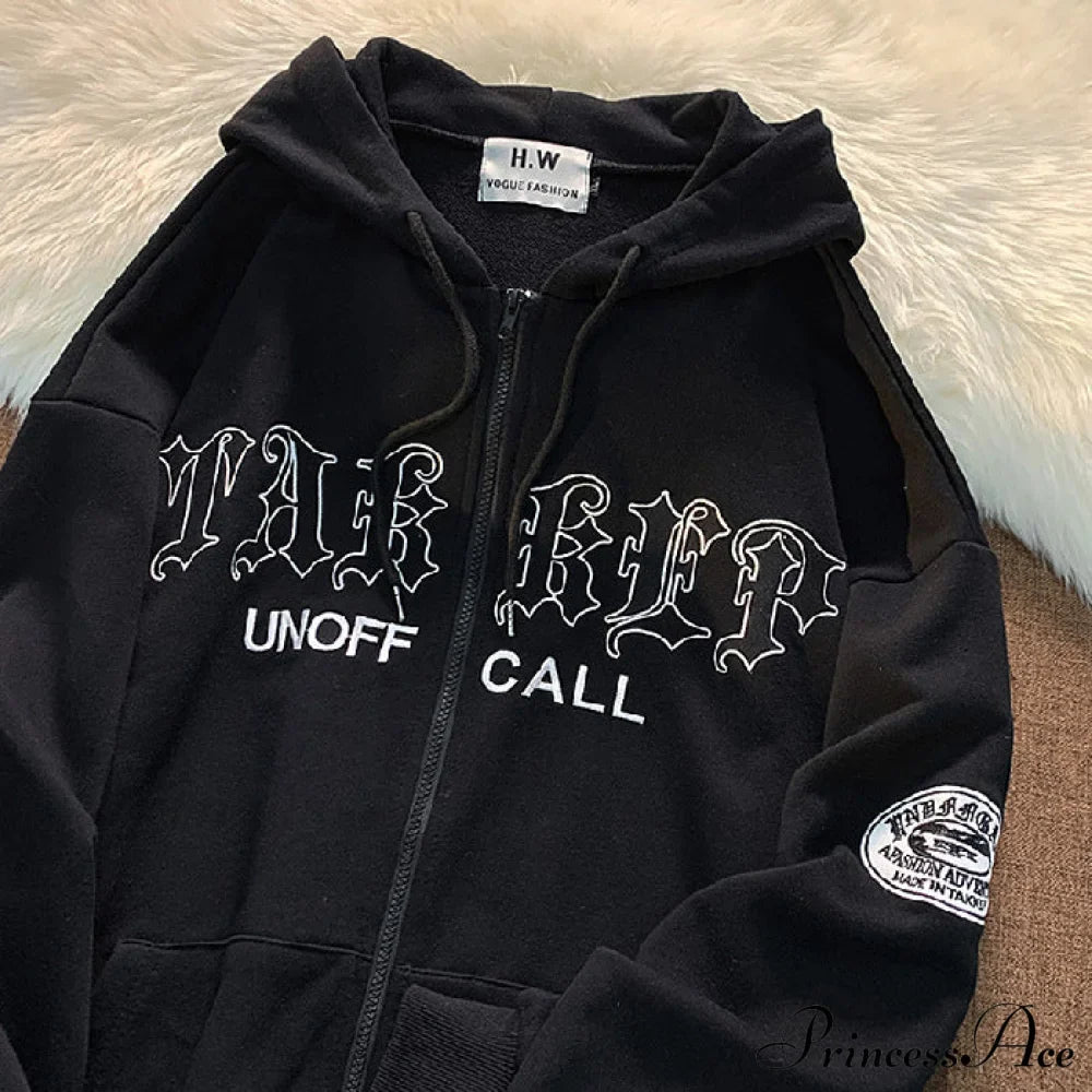 Stylish Dark Gothic Casual Hoodie