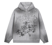 Mad Militia Faded Distress Hoodie