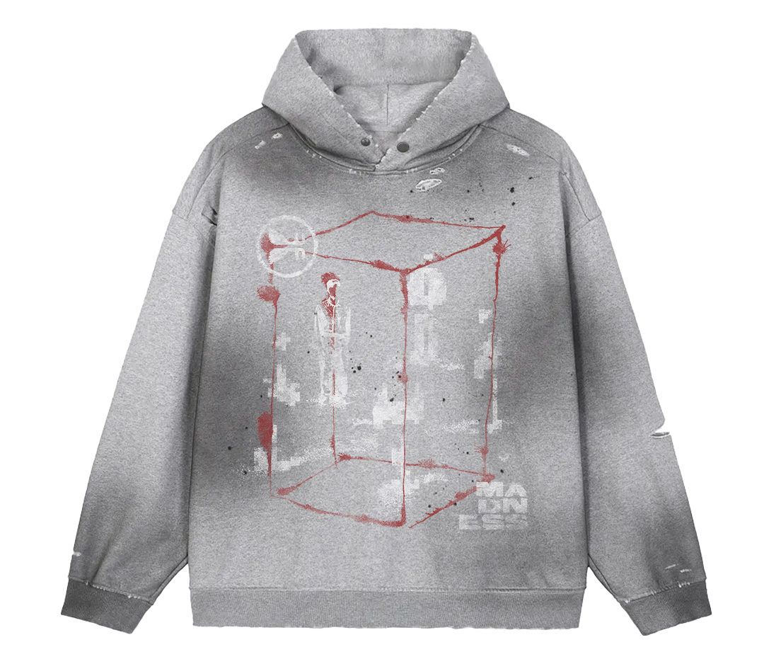 Madroom Faded Distress Hoodie