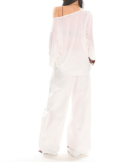 Mermaid Aesthetic Off-Shoulder Top