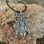 Natural Force Wendigo Skull Stainless Steel Pendant