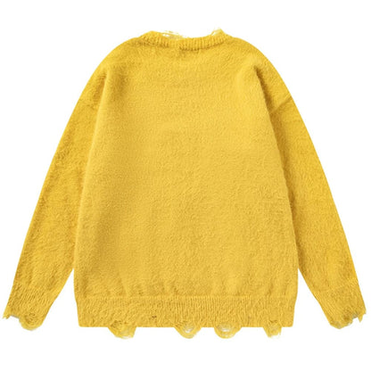 Naughty Cat Fuzzy Sweater