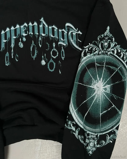 New Printing Loose Hoodie