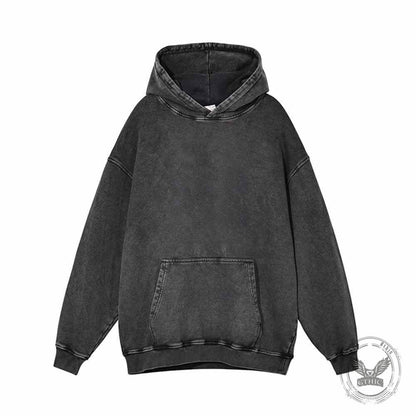 Memento Mori Grim Reaper Vintage Washed Hoodie