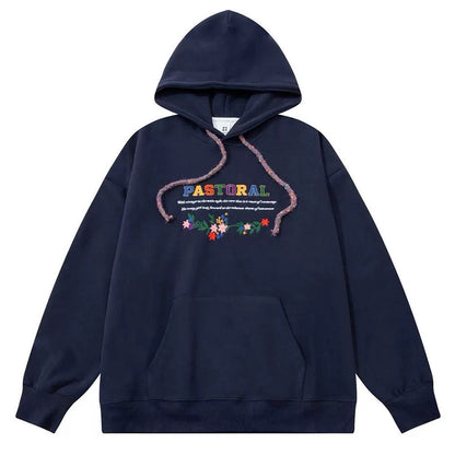 Pastoral Print Indie Hoodie