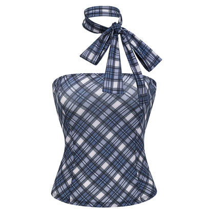 Gossip Goes Around Scarf Neck Top