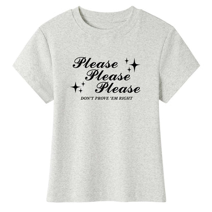 Please Don’t Y2K Baby Tee