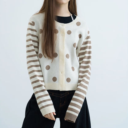 Gossip Team Polka Dot Cardigan