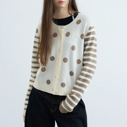 Gossip Team Polka Dot Cardigan