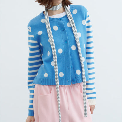 Gossip Team Polka Dot Cardigan