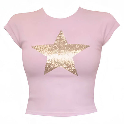 Pop Star Y2K Baby Tee