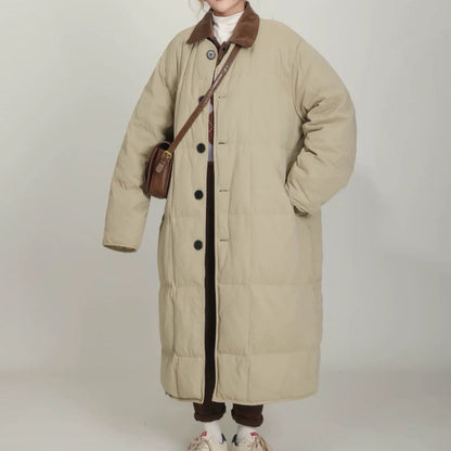 Preppy Style Quilted Coat