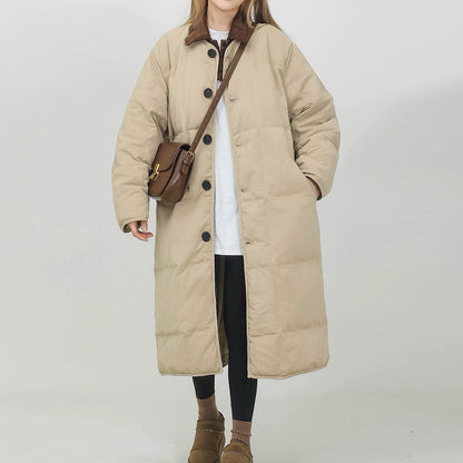 Preppy Style Quilted Coat