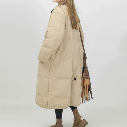 Preppy Style Quilted Coat