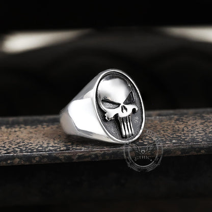Punk Designed Skull Head Stainless Steel Ring