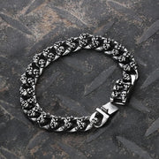Punk Skull Stainless Steel Bracelet
