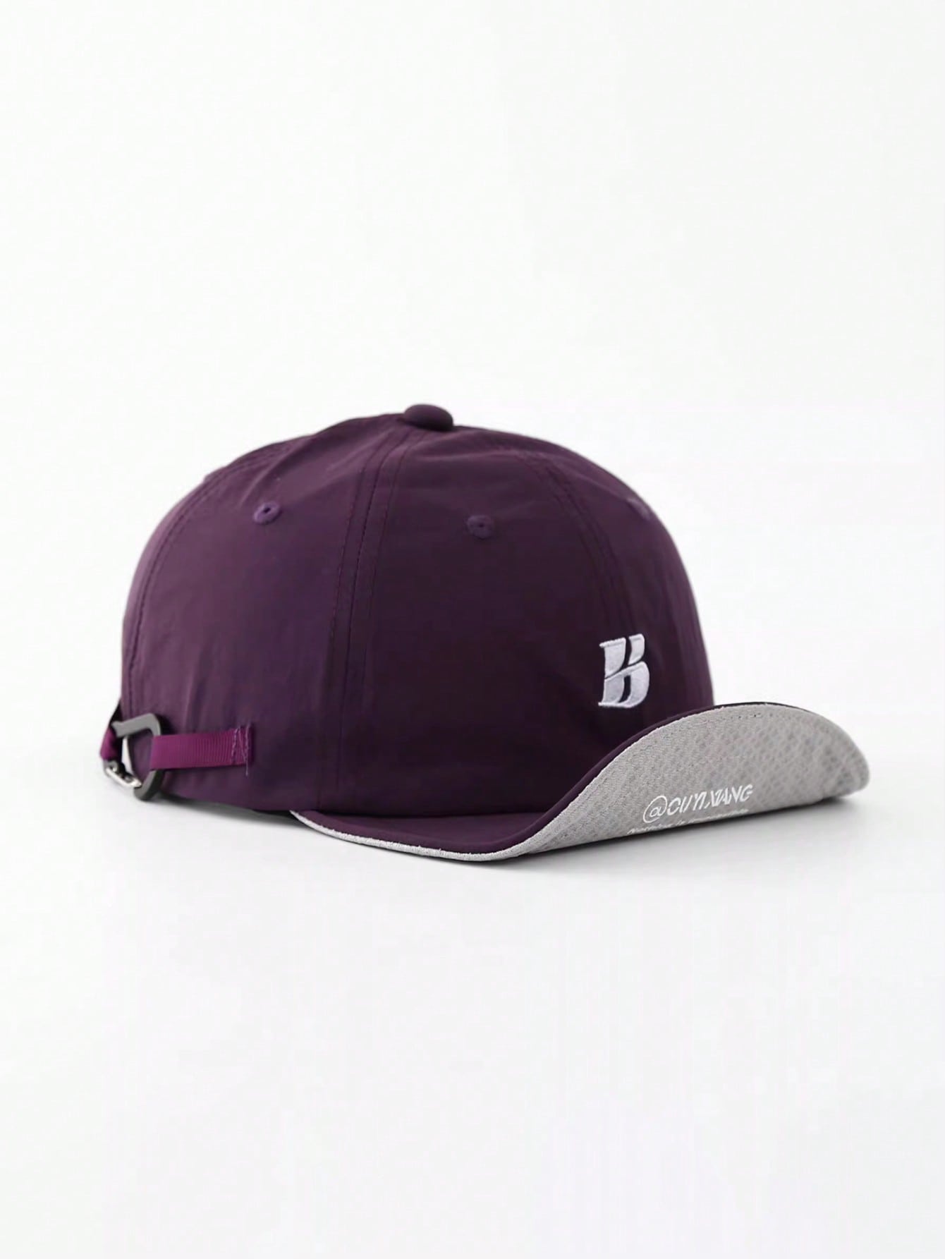 BREITER Soft Brim Letter Embroidery Baseball Cap