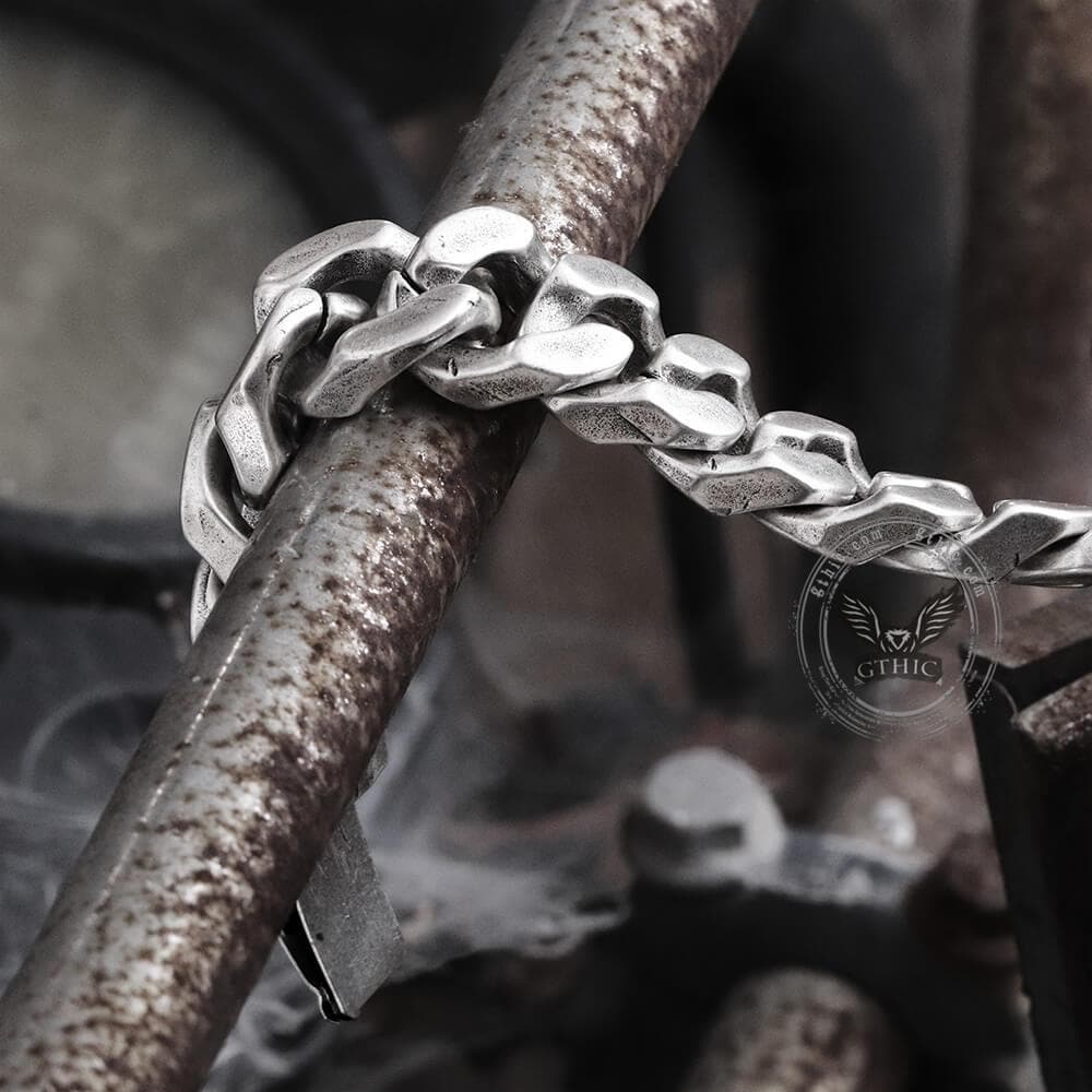 Retro Stainless Steel Skull Bracelet
