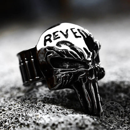 Revenge Skull Death Stainless Steel Ring