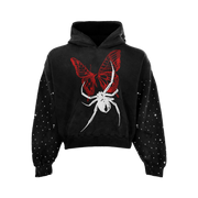Mad Spider Rhinestone Hoodie