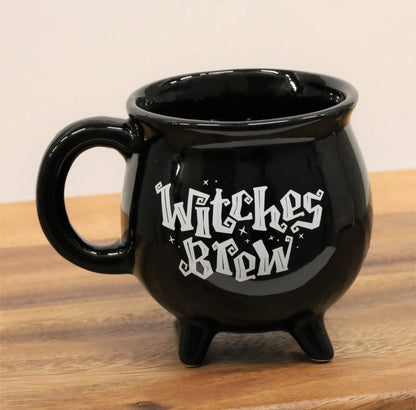 Witches Brew Ceramic Halloween Cauldron Mug