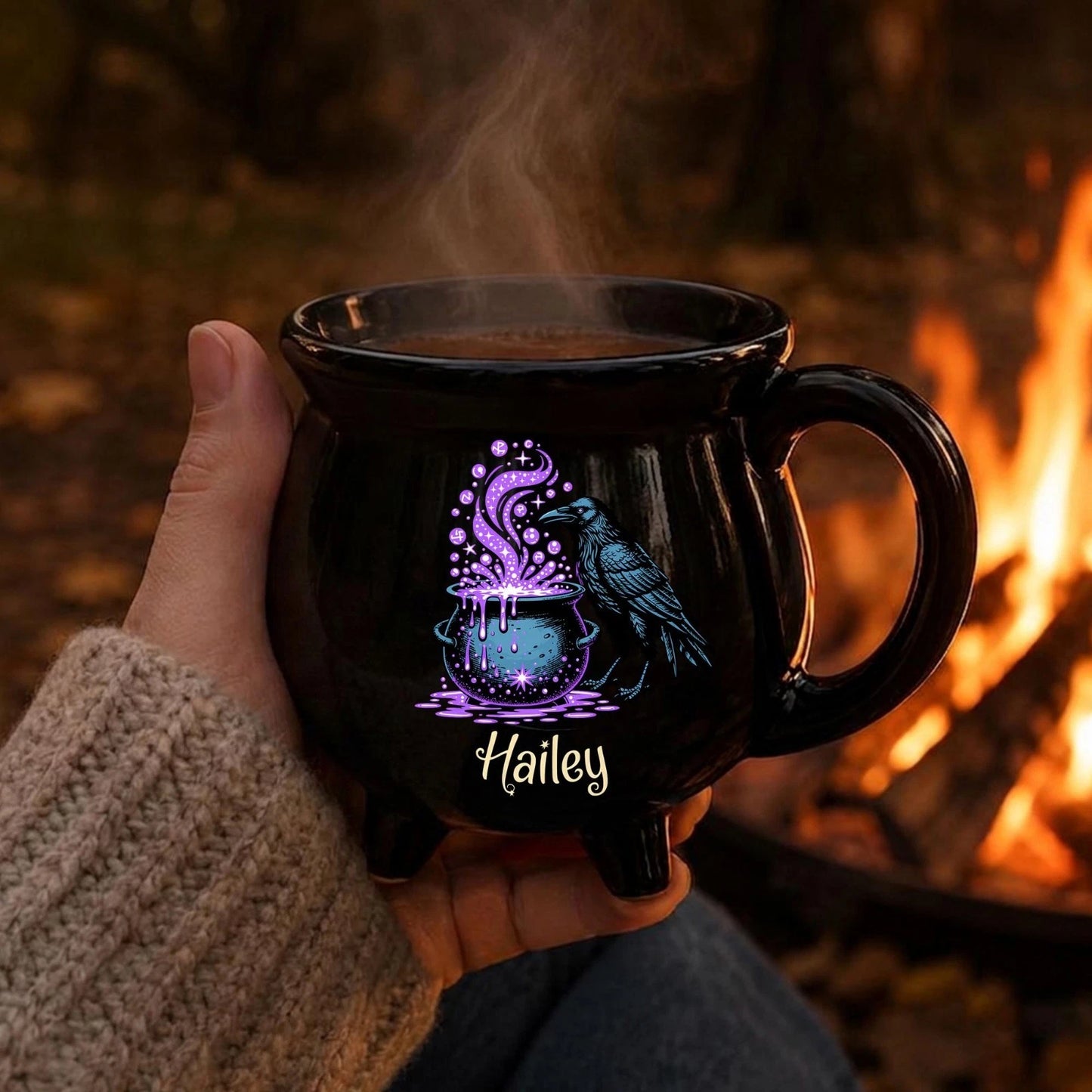 Witches Brew Cauldron Tea Coffee Mug