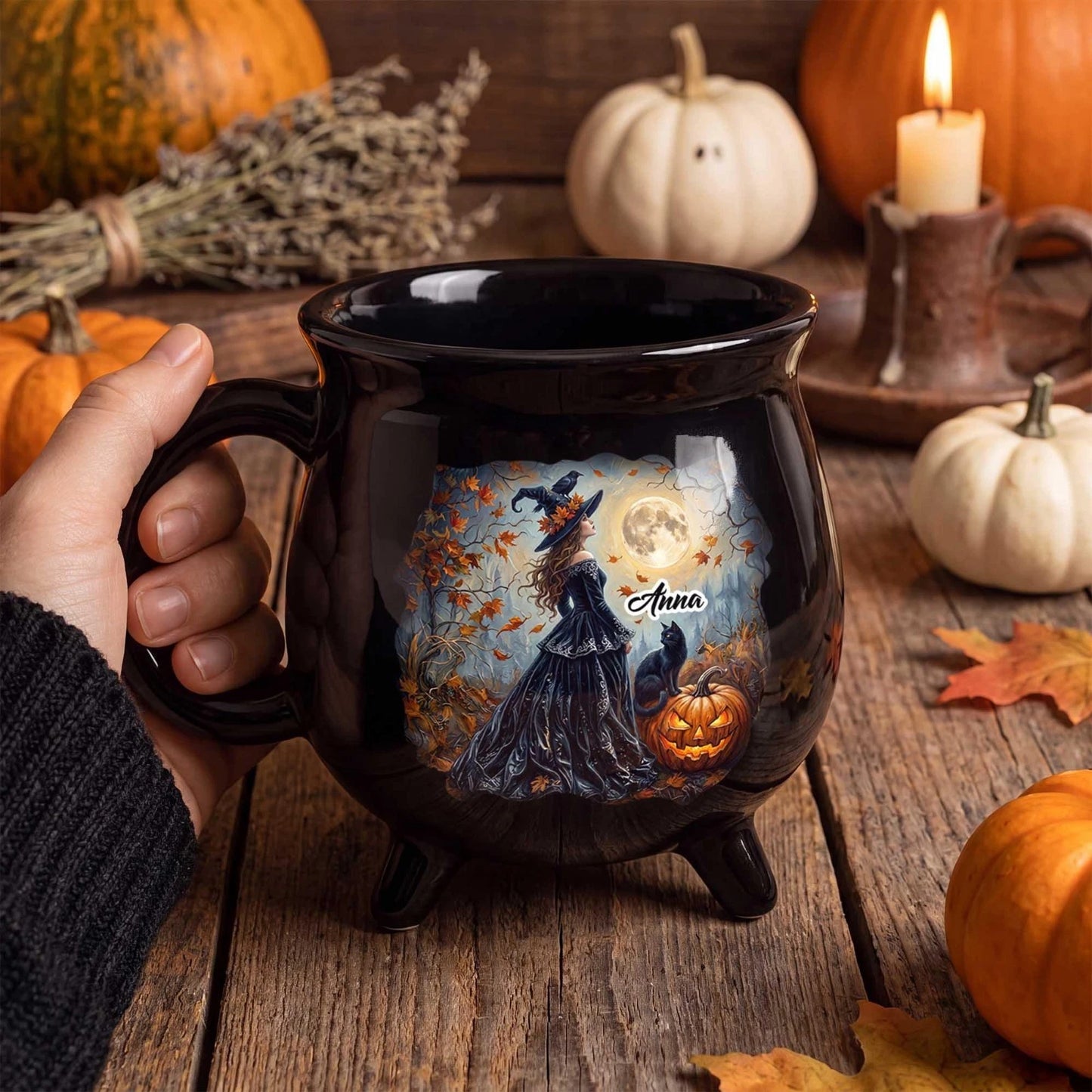 Witches Brew Cauldron Ceramic Mug