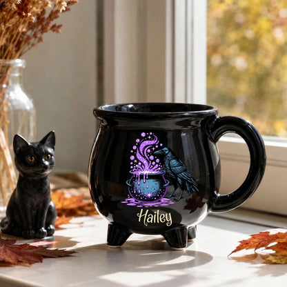 Witches Brew Cauldron Tea Coffee Mug