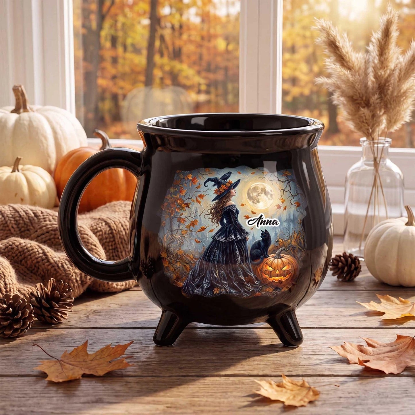 Witches Brew Cauldron Ceramic Mug