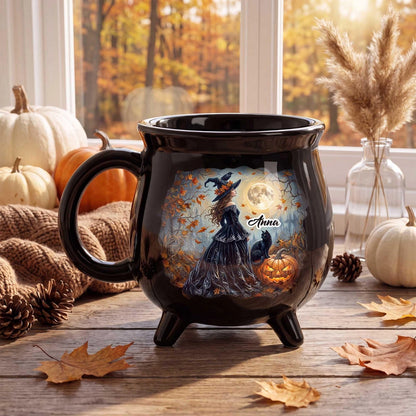 Witches Brew Cauldron Ceramic Mug