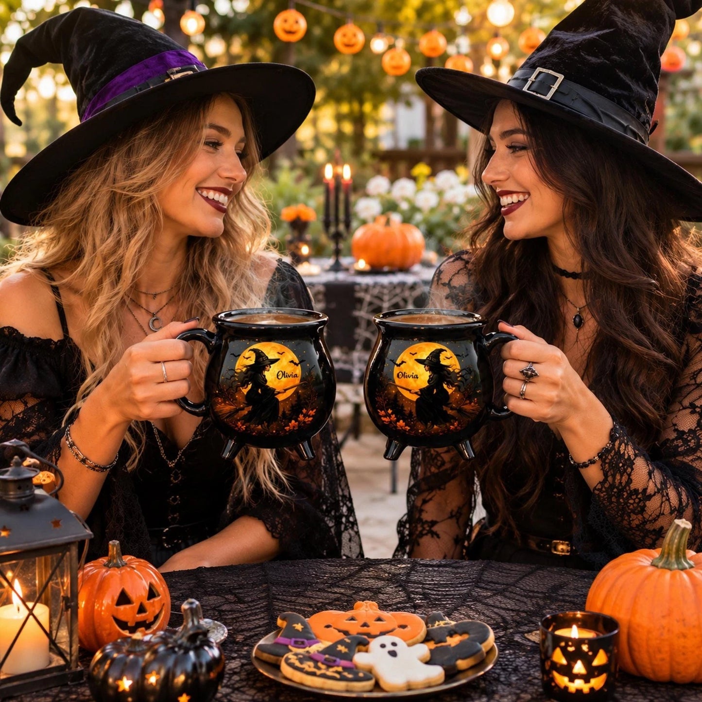 Witches Brew Cauldron Mug Ceramic Tea Cup