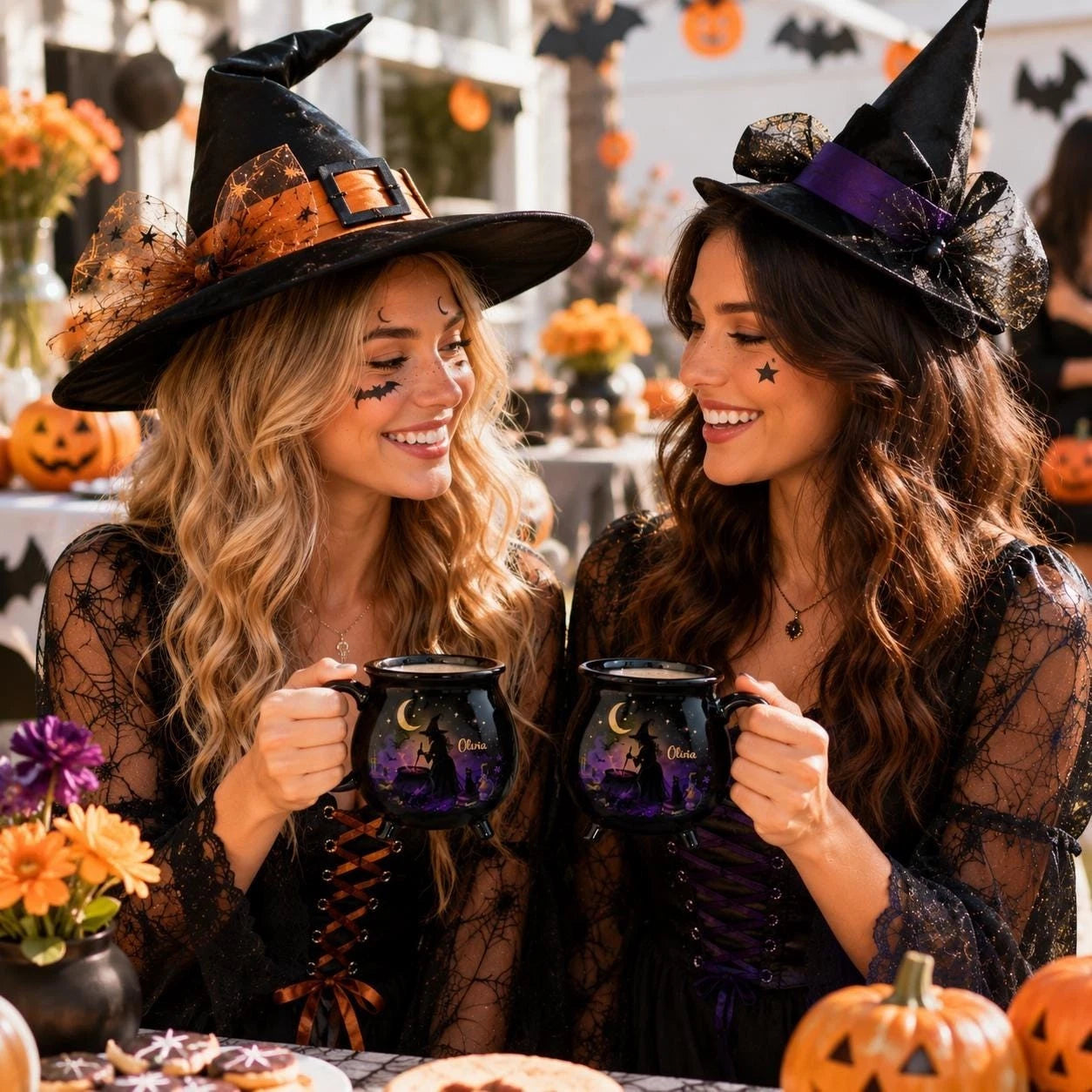 Witches Brew Cauldron Mug Spooky Cup
