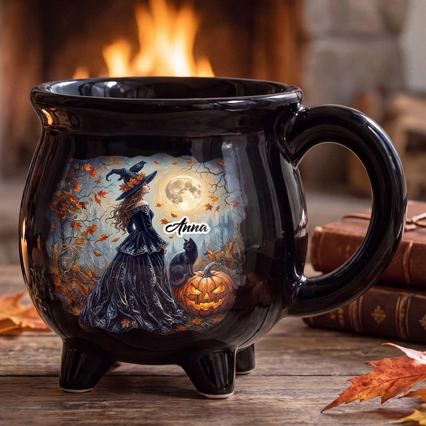Witches Brew Cauldron Ceramic Mug
