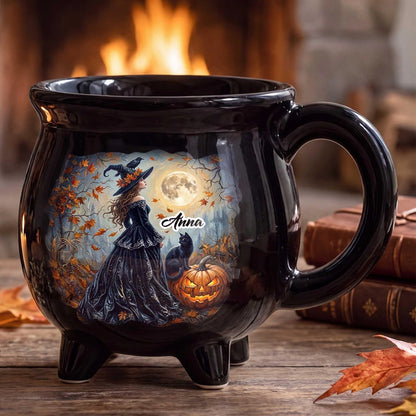Witches Brew Cauldron Ceramic Mug