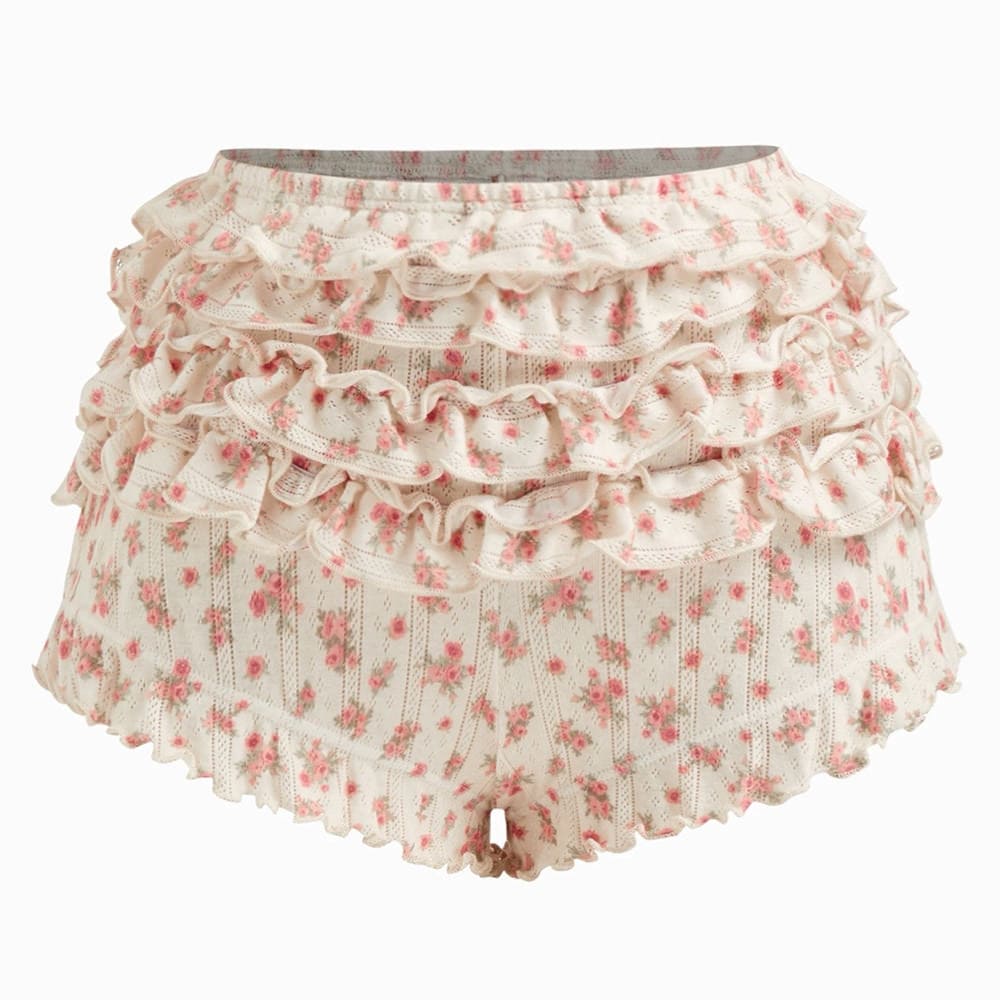 Secret Garden Floral Top & Shorts Set