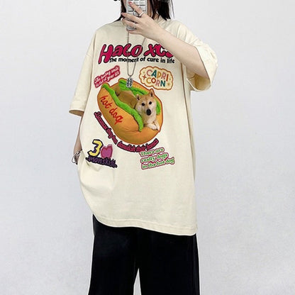 Shiba Inu Dog Aesthetic T-Shirt