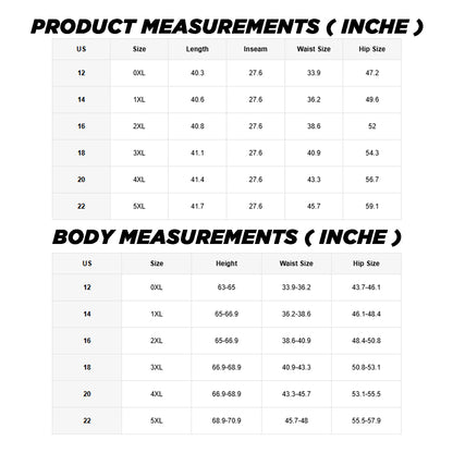 Women’s Plus Size High Waist Camo Pants